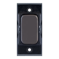 Selectric SGRID360-101 GRID360 10A 2 Way Switch Module - Black Nickel, Black Insert