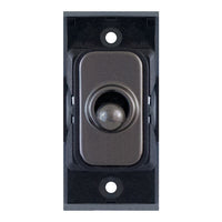 Selectric SGRID360-113 GRID360 10A 2 Way Toggle Switch Module - Black Nickel, Black Insert