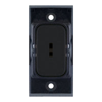 Selectric SGRID360-148 GRID360 10A DP Key Switch Module - Matt Black, Black Insert