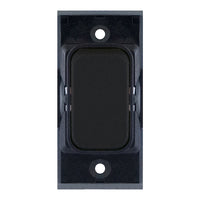 Selectric SGRID360-150 GRID360 20A DP Switch Module - Matt Black, Black Insert