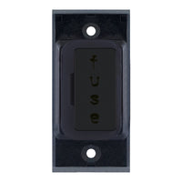 Selectric SGRID360-156 GRID360 13A Fused Connection Unit Module - Matt Black, Black Insert