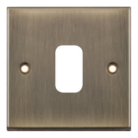 Selectric SGRID360-202 GRID360 7M-PRO 1 Aperture Modular Front Plate - Antique Brass