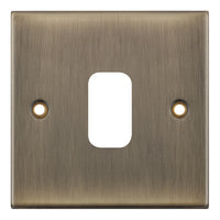 Selectric SGRID360-230 GRID360 5M 1 Aperture Modular Front Plate - Antique Brass