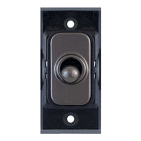 Selectric SGRID360-316 GRID360 10A Intermediate Toggle Switch Module - Black Nickel, Black Insert