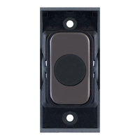 Selectric SGRID360-440 GRID360 20A Cable Outlet Module - Black Nickel, Black Insert