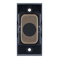 Selectric SGRID360-441 GRID360 20A Cable Outlet Module - Antique Brass, Black Insert