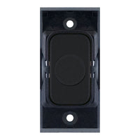Selectric SGRID360-443 GRID360 20A Cable Outlet Module - Matt Black, Black Insert