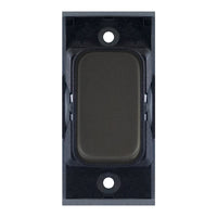 Selectric SGRID360-461 GRID360 10A Retractive Switch Module - Dark Bronze, Black Insert