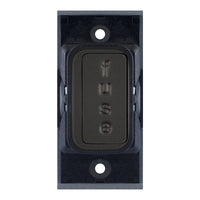 Selectric SGRID360-469 GRID360 13A Fused Connection Unit Module - Dark Bronze, Black Insert