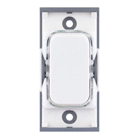 Selectric SGRID360-527 GRID360 20A 2 Way Illuminated Blue Locator Switch Module - White