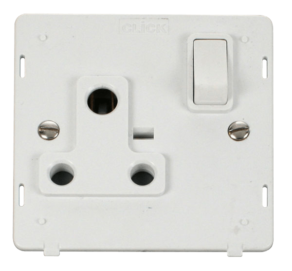 Click SCP115CH Definity Single RJ11/RJ45 Socket Outlet Cover Plate ...