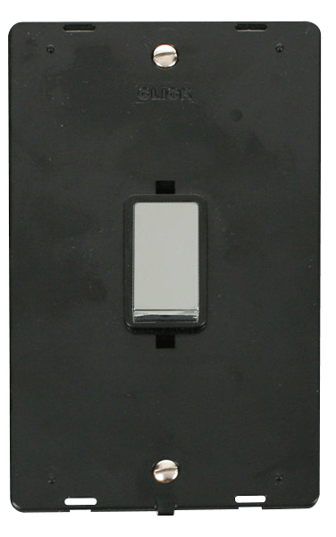 Click SCP239SS Definity 2A Round Pin Socket Outlet Cover Plate ...