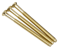 Click SP650BR Standard 3.5mm Dia 50mm Long Screws (Bag 100) - Brass