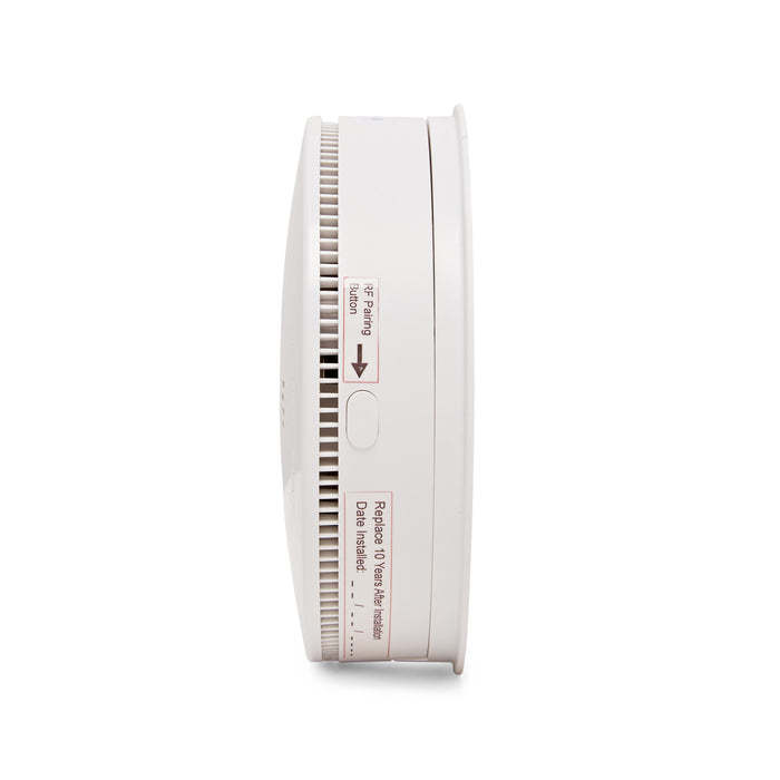 HiSPEC HSSA/OP/10 PULSE Mains Optical Smoke Alarm c/w 10 Year Lithium Battery Backup (Full Unit) - westbasedirect.com