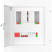LIVE Electrical TPN04-125S TPN04-125S 4 Way TP&N Distribution Board with 4 Pole 125A Main Switch Incomer & 20/40kA DP SPD - westbasedirect.com