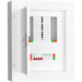 LIVE Electrical TPN06-125S TPN06-125S 6 Way TP&N Distribution Board with 4 Pole 125A Main Switch Incomer & 20/40kA DP SPD - westbasedirect.com