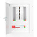 LIVE Electrical TPN08-125S TPN08-125S 8 Way TP&N Distribution Board with 4 Pole 125A Main Switch Incomer & 20/40kA DP SPD - westbasedirect.com