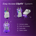 Luceco UTF6WCCT FType Ultra 4W/6W 750lm Power Change & 4 Colour CCT 2700K/3000K/4000K/6000K Dimmable IP65 White - Flat - westbasedirect.com