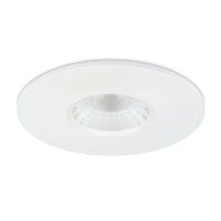 JCC JC1013/WH V50 Pro Retrofit 100mm Fire-Rated LED Downlight 6W IP65 3000K/4000K White