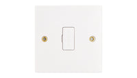 Deta Vimark VS1360 White Moulded Square Edge 13A Unswitched Connection Unit