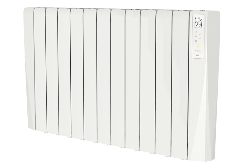 ATC WLS1800 iLifestyle Oil Filled Electric Thermal Radiator White 1800W 1.8kW - westbasedirect.com