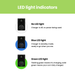 EVEC VEC01 Wall Mounted Smart EV Charger 7.4kW Single Phase Untethered Universal Socket Type 1 & Type 2 - westbasedirect.com