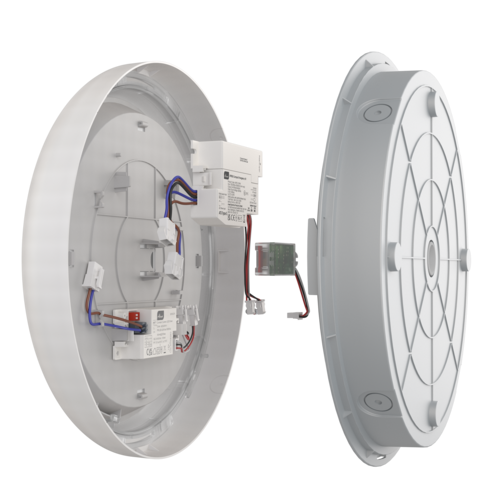 Ansell ADIS1/2/SM3 Disco EVO 1 XPRESS IP65 4W-7W CCT Adjustable LED Bulkhead with Self-Test Emergency 3000K/4000K/6500K