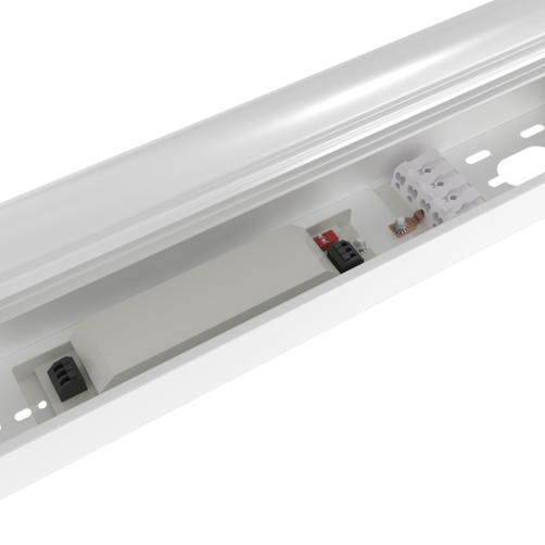 Ansell ANOU5/3/SM3 NouLine XPRESS 5ft 1500mm IP40 CCT LED Batten Self-Test Emergency  25W/45W 3000K/4000K/6500K