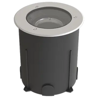 Ansell ATUR2/1/CW Turno 2 8W Adjustable IP67 LED Inground Uplight Stainless Steel 4000K Cool White