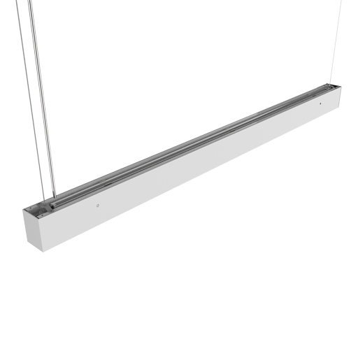 Ansell AVAS4/1/W/DD3 Vasco EVO CCT Multi Wattage 4ft/1200mm Bi-Directional Suspended/Surface Linear DALI Dimmable 3000K/4000K White - westbasedirect.com