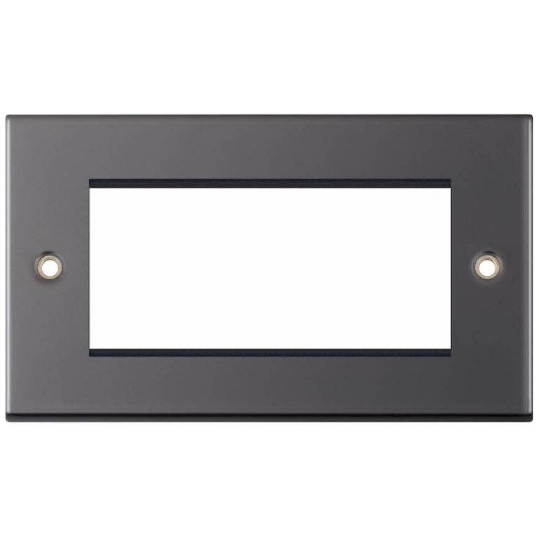 Euro Plate Module BUY Selectric 5M-15 | 5M Slim Decorative | 4 Aperture Euro Media / Data ...