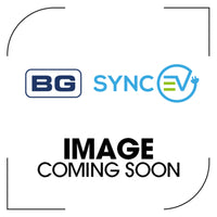 BG SyncEV EVPCFSM211LB Pro Charger Floor Mount Dual Socket Outlet Three Phase 2X11kW Integrated MID Meter Lit Head