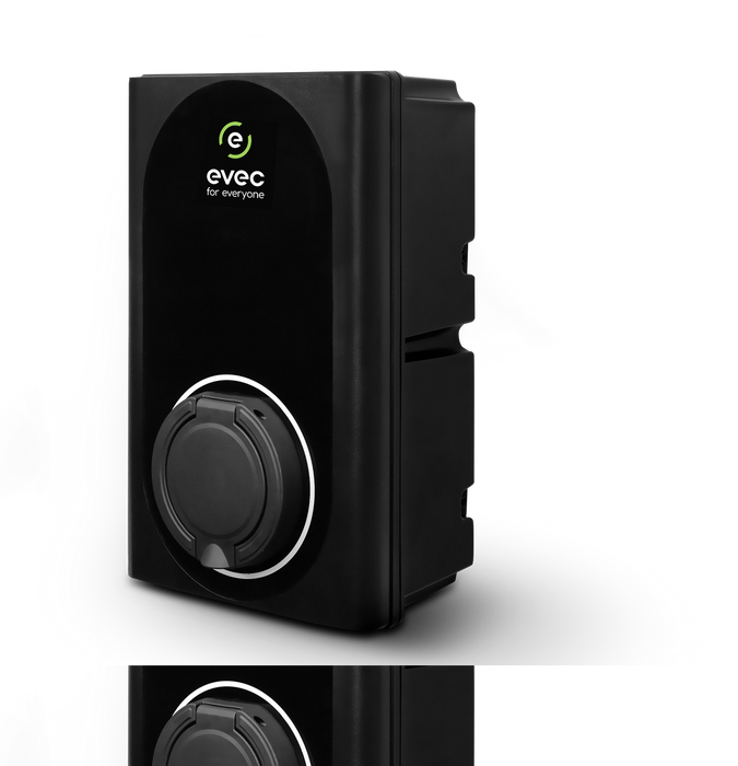 EVEC VEC02 Wall Mounted Smart EV Charger 22kW Three Phase Untethered Universal Socket Type 1 & Type 2 - westbasedirect.com
