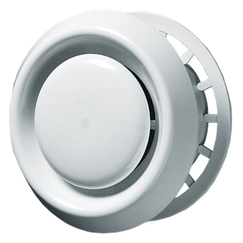 Blauberg VPR-200 Plastic Circular White Ceiling Air Valve Vent Diffuse ...
