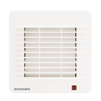 Envirovent CLAS100XHP Classic 100 with Adjustable Humidity Sensor, Pullcord & Thermo Electric Shutter