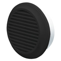 Blauberg DECOR 150-MB BLACK Round Plastic Vented Fixed Blade Air Ventilation Louvred Wall Soffit Cover Grille 6