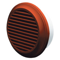 Blauberg DECOR 150-MB TERRACOTTA Round Plastic Vented Fixed Blade Air Ventilation Louvred Wall Soffit Cover Grille 6
