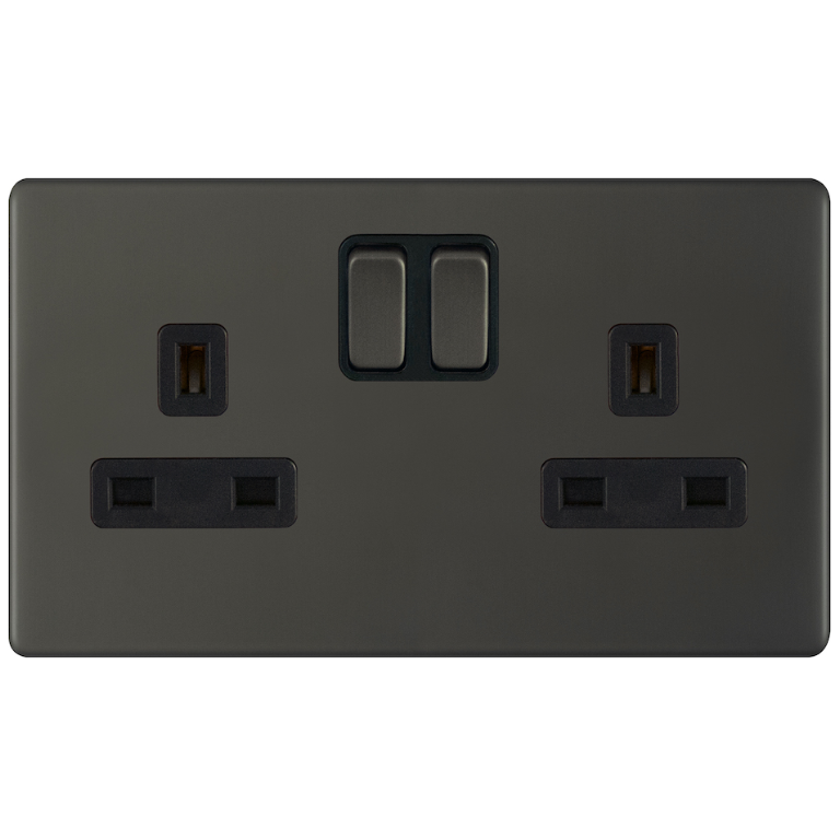 BUY Selectric 5MPLUS-12-51 | 5M-PLUS Screwless | 2 Gang 13A Switched SP ...