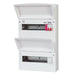 FuseBox F3023MZ 28 Module 23 Way (11/12 Double Bank) Consumer Unit with 100A Main Switch & T2 SPD - westbasedirect.com