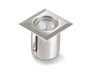 Collingwood GL019SQSBLUE GL019 1W IP68 Square Low Profile Stainless Steel LED Ground Light, 12 Degree Beam Angle, Blue - westbasedirect.com