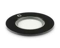 Collingwood GL019BC0F27 GL019 1W IP68 Low Voltage Frosted LED Ground Light, Black, 100 Degree Beam Angle, 2700K
