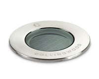 Collingwood GL019LGFWW GL019 1W IP68 Low Profile Low Glare LED Ground Light, Stainless Steel, 30 Degree Beam Angle, 3000K