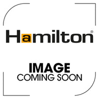 Hamilton 7G28TPBL-B Hartland G2 Screwless 10A Triple Pole Fan Isolator Plate Switch - Black Nickel, Black Insert