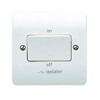 MK Logic Plus K4859WHI White Moulded 10A 1 Gang TP Fan Isolator