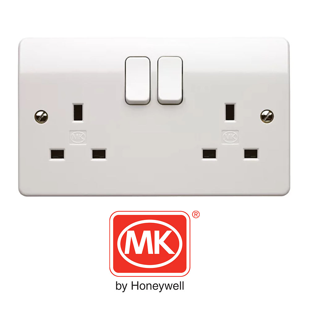 MK Logic Plus White Moulded Switches & Sockets