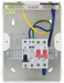 Sync Energy CFUEV6 5 Module IP20 Metal Metal EV Charger Circuit Protection with 100A Main Switch, 40A B Curve MCB & Type 2 SPD - westbasedirect.com