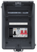 Sync Energy CFEV5RDA 5 Module IP65 Weatherproof Grey Metal EV Charger Circuit Protection with 40A Type A DP RCBO, 100A Main Switch & Type 2 SPD - westbasedirect.com