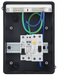 Sync Energy CFEV5A 5 Module IP65 Weatherproof Grey Metal EV Charger Circuit Protection with 40A 30mA Type A RCD, 40A B Curve MCB & Type 2 SPD - westbasedirect.com