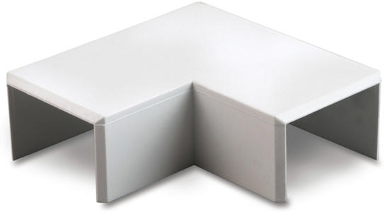 Univolt SFW-16/16 16x16mm Mini Trunking Flat Angle White PVC Corner ...