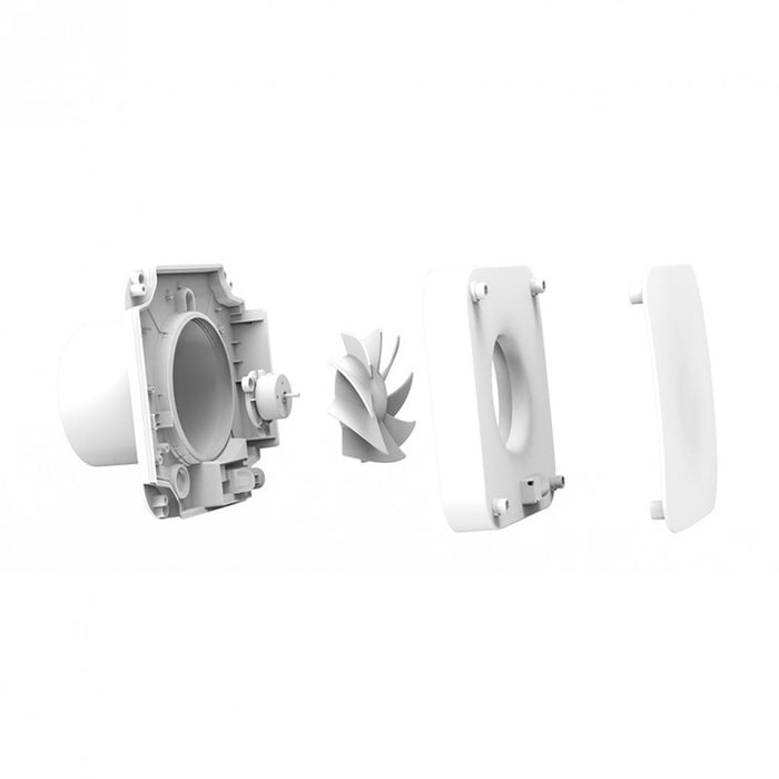 Envirovent QRST Quro Low Noise Decentralised Mechanical Extract Unit with Adjustable Timer - westbasedirect.com